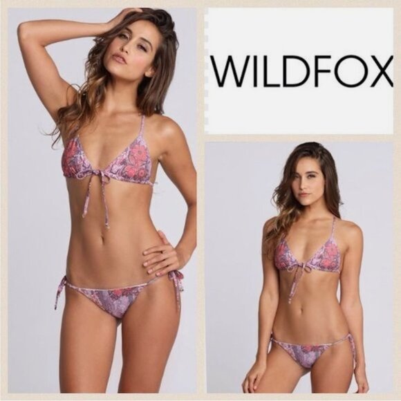 NWOT Wildfox Boho Floral Classic Bikini - Picture 1 of 8